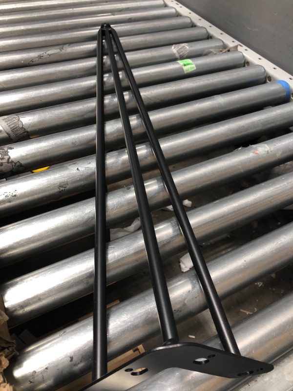 Photo 1 of Home Soft Things Hairpin Metal Table Legs 30 Inch Legs for Furniture Coffee Bench Dining End Industrial Table Desk Set of 4 with Screws Adjustable Cushion Black Floor Protectors, 30" Black 30" ***No hardware included.***