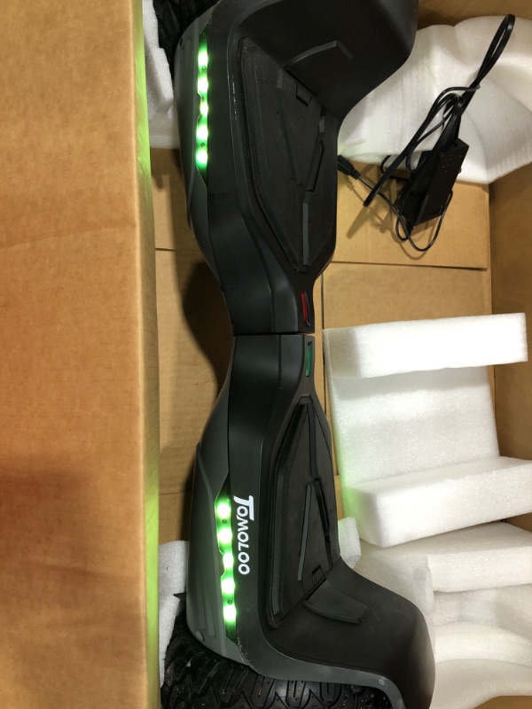 Photo 2 of (PARTS ONLY)TOMOLOO Hoverboard UL2272 Certified 8.5 Inch Off Road Hoverboard App Controlled Electric Self Balancing Scooter for Kids and Adults with Bluetooth Speaker and LED Light