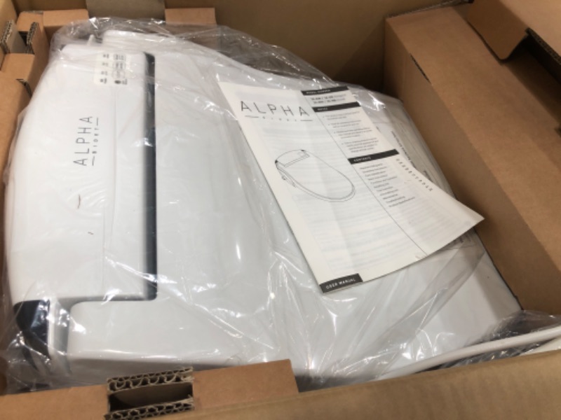 Photo 2 of **SEE NOTES**
ALPHA JX Elongated Bidet Toilet Seat, White & Fellowes 1-Outlet 3-Prong Heavy Duty Indoor Extension Cord, 9 Feet - 99595 Gray