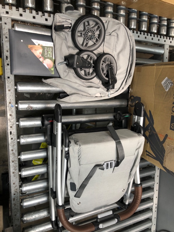 Photo 1 of ***!!!MISSING PARTS!!!*** MINU V2 Stroller-Stella (Grey mélange/Silver/Chestnut Leather)