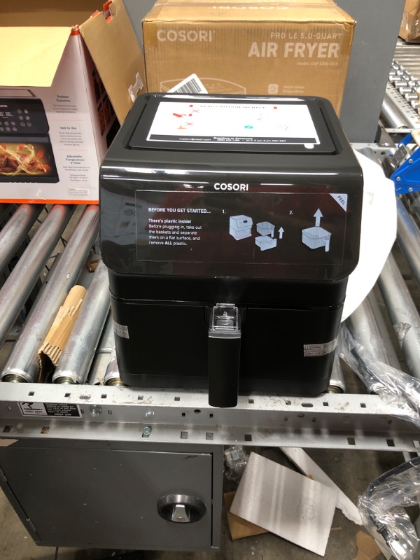 Photo 1 of COSORI Pro II Air Fryer Oven Combo, 5.8QT Max Xl Large Cooker with 12 One-Touch Savable Custom Functions, Cookbook and Online Recipes, Nonstick and Dishwasher-Safe Detachable Square Basket Pro ? BLACK1018796758

