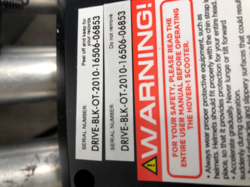 Photo 2 of ***NON-FUNCTIONAL***   Hover-1 Drive Electric Hoverboard | 7MPH Top Speed, 3 Mile Range, Long Lasting Lithium-Ion Battery, 6HR Full-Charge, Path Illuminating LED Lights Black