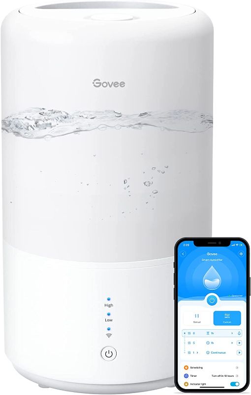 Photo 1 of **NON-FUNCTIONAL*** LEVOIT Smart Cool Mist Humidifiers for Bedroom, Top Fill Essential Oil Diffuser, Auto Humidity Adjustment with Sensor, Remote Control, Ideal for Baby Nursery and Plants, Quiet, Ultrasonic, 3L, White