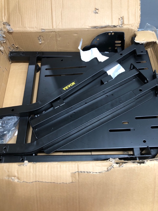Photo 1 of ***  USED LOOSE OR MISSING HARDWARE *** VEVOR G920 Racing Steering Wheel Stand Shifter Mount fit for Logitech G27 G25 G29 Gaming Wheel Stand Wheel Pedals NOT Included Racing Wheel Stand
