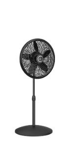 Photo 1 of ***NON-FUNCTIONAL**** Lasko Elegance & Performance Pedestal Fan, 18 Inch, Black 1827 & 1820 18? Elegance & Performance Adjustable Pedestal, White-Features Oscillating Movement Tilt-back Fan Head, 2.3