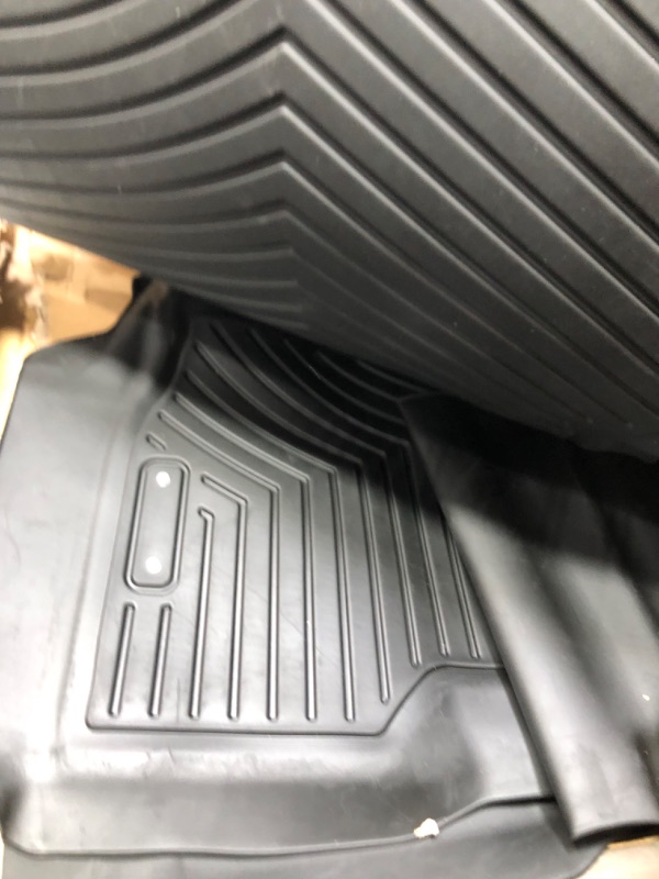 Photo 1 of OEDRO Floor Mats Compatible with 2019-2022 Chevrolet Silverado 1500/Sierra1500 Double Cab with 1st Bench Seats, NO Rear Underseat Storage Box, Custom Fit 2 Row Floor Liner Set