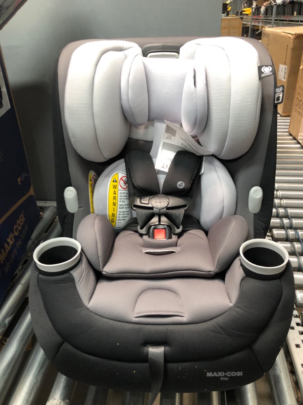 Photo 3 of Maxi-Cosi Pria All-in-One Convertible Car Seat, rear-facing, from 4-40 pounds; forward-facing to 65 pounds; and up to 100 pounds in booster mode, Blackened Pearl