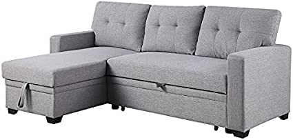 Photo 1 of  Furniture Contemporary Reversible Sectional Sleeper Sectional Sofa
