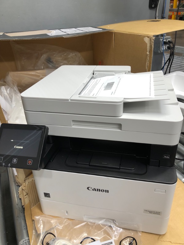 Photo 5 of Canon imageCLASS MF455dw - All in One, Duplex, Wireless Laser Printer with 3 Year Warranty Monochrome Printer with Fax Black and White Laser Printer