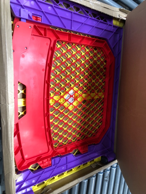 Photo 1 of Toddleroo by North States Superyard Colorplay Ultimate 2 Panel Extension, Made in USA: Increases play space up to 34.4 sq. ft. (Adds 64", Multicolor)