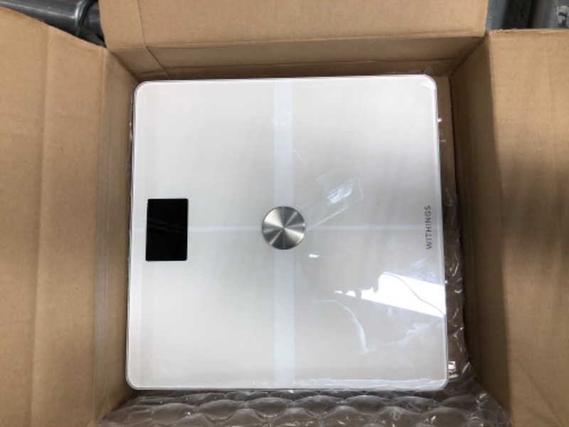 Photo 2 of **WHITE*** Withings Body+ - Digital Wi-Fi Smart Scale with Automatic Smartphone App Sync, Full Body Composition Including, Body Fat, BMI, Water Percentage, Muscle & Bone Mass, with Pregnancy Tracker & Baby Mode