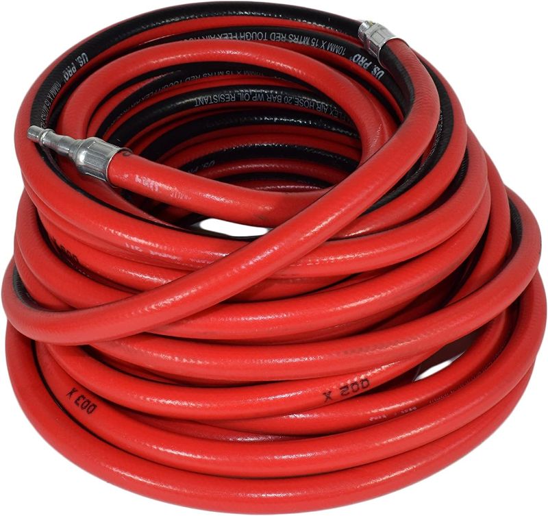 Photo 1 of 15 Metres 50 Feet Airline Air Hose 10mm Internal Soft Rubber 3/8 BSP US Pro
11.81 x 11.81 x 3.54 inches
