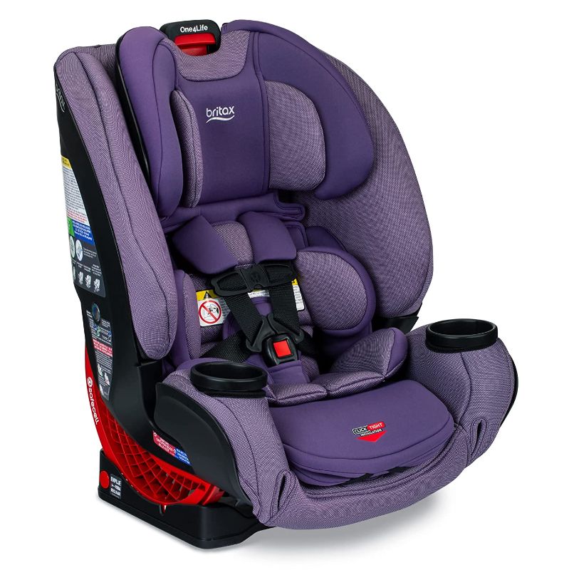 Photo 1 of Britax One4Life ClickTight All-in-One Car Seat – 10 Years of Use – Infant, Convertible, Booster – 5 to 120 pounds - SafeWash Fabric, Plum
