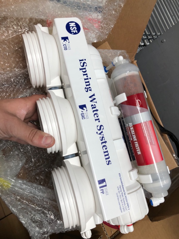 Photo 2 of iSpring RCC7AK, NSF Certified 75 GPD, 6-Stage Reverse Osmosis System, Superb Taste Drinking Water Filter & GA1-ORB Lead-Free Reverse Osmosis, Kitchen Bar Sink RO Drinking Water Faucet
