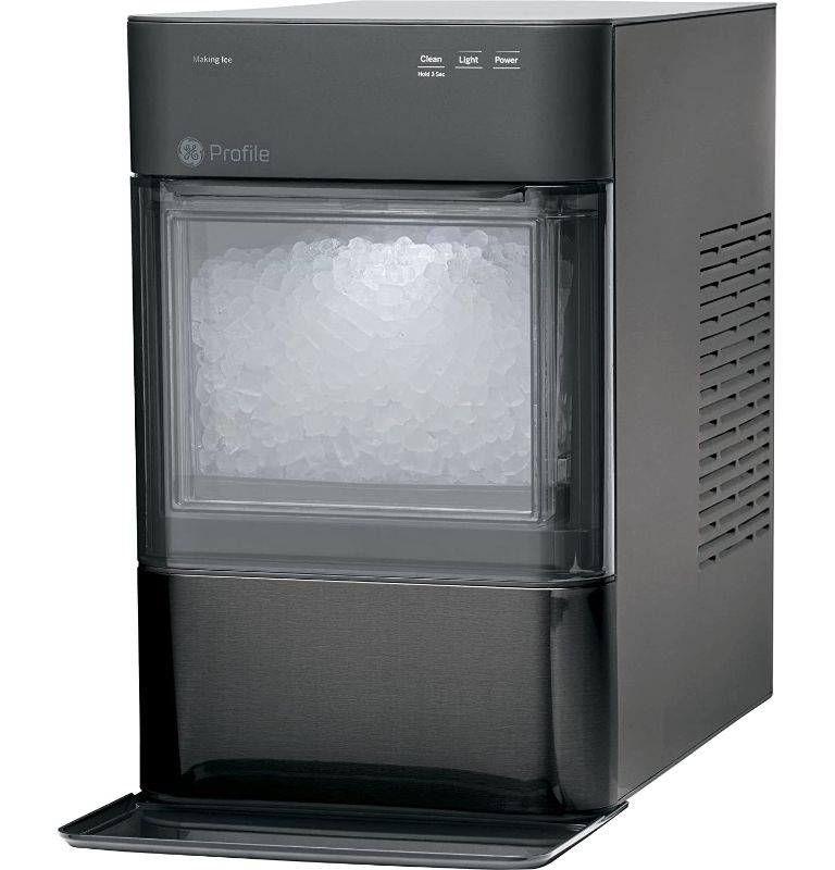 Photo 1 of GE Profile Opal 2.0 | Countertop Nugget Ice Maker | Ice Machine with WiFi Connectivity | Smart Home Kitchen Essentials | Black Stainless
