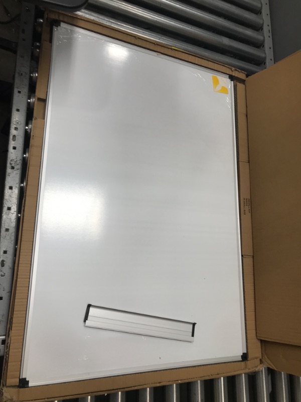 Photo 2 of  Magnetic Dry Erase Board/Whiteboard, 36 X 24 Inches, Double Sided White Board