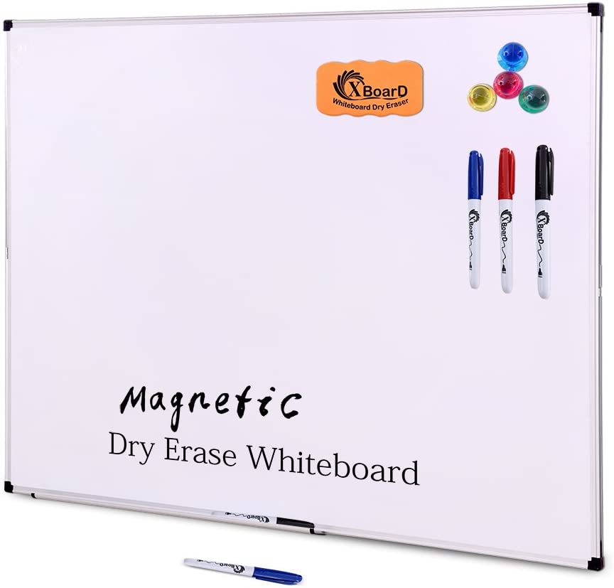 Photo 1 of  Magnetic Dry Erase Board/Whiteboard, 36 X 24 Inches, Double Sided White Board
