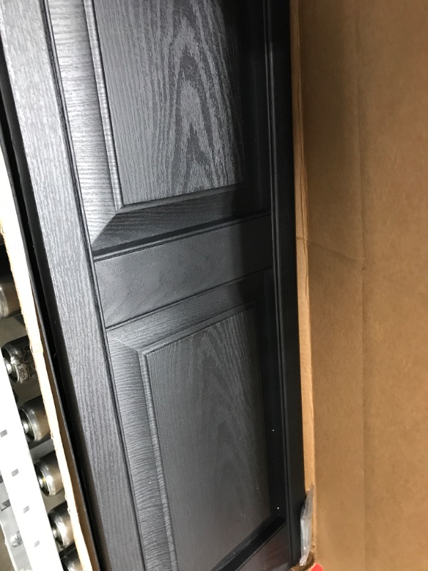Photo 1 of Lifetime Vinyl LP2S14X04700BL Standard Two Equal Panel Vinyls, Raised Panel Vinyl Shutters, w/Installation Shutter-Lok's & Matching Screws (Per Pair), 14.75"W x 47"H, Black 14.75"W x 47"H Black