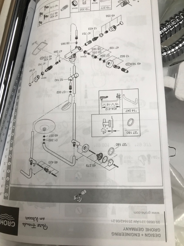 Photo 1 of Grohe 26421000 New Tempesta Shower System with Thermostat for Wall Mount, Starlight Chrome