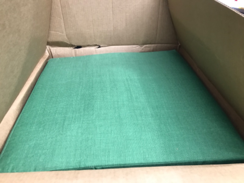 Photo 1 of Arden Selections Outdoor Deep Seating Cushion Set 24 x 24, Moss Green Leala 24 x 24 Moss Green Leala