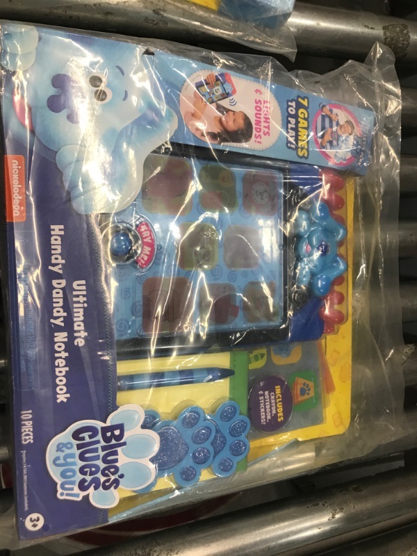 Photo 2 of Blue’s Clues & You! Ultimate Handy Dandy Notebook, Interactive Kids Toy with Lights and Sounds, Blue's Clues Game, by Just Play