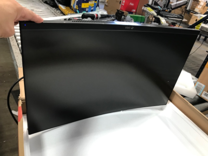 Photo 4 of CRUA 27" 144hz/165HZ Curved Gaming Monitor, Full HD 1080P 1800R Frameless Computer Monitor, 1ms GTG with FreeSync, Low Motion Blur, Eye Care, VESA, DisplayPort, HDMI, Black
