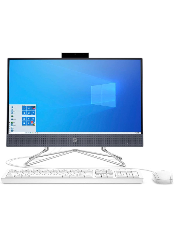 Photo 1 of HP All-in-One Desktop Computer 21.5 FHD Screen/ Intel Celeron G5900T/ 4GB DDR4 RAM/ 256GB SSD/DVD-Writer