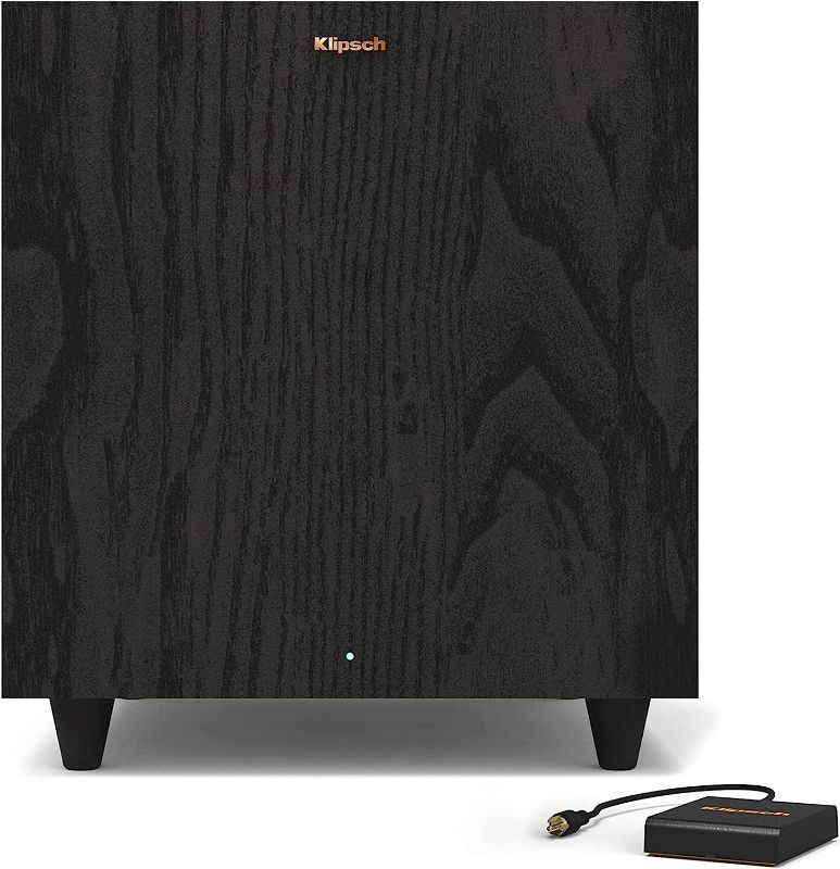 Photo 1 of Klipsch R-80SWi 8-inch 150W Wireless Subwoofer with High Performance Driver for Deep Bass Black
