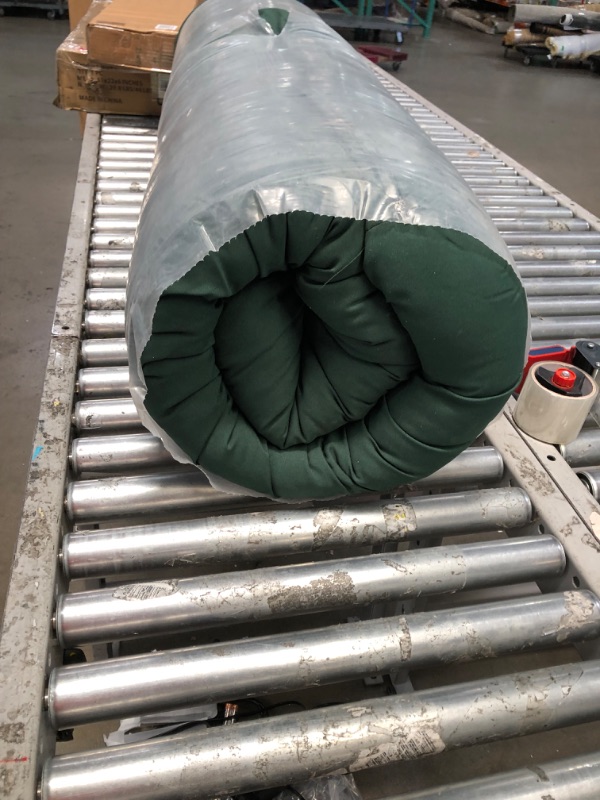 Photo 2 of  8 inch Foam Futon Mattress - Solid Hunter Green Cover - Full Size - CertiPUR Certified Foams - Made in USA - (Frame not Included)
