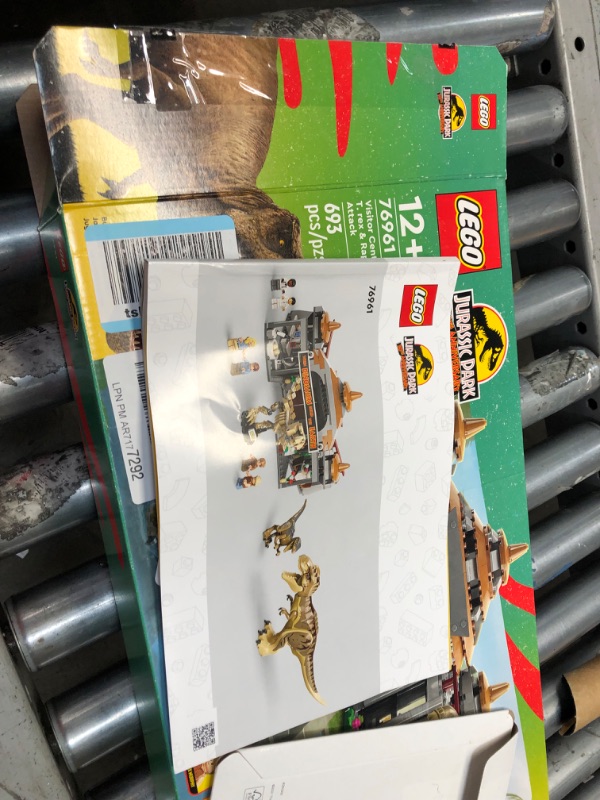 Photo 2 of LEGO Jurassic Park Visitor Center: T. rex & Raptor Attack 76961 Buildable Dinosaur Toy; Gift for Teens and Kids Aged 12 and Up, Including a Dino Skeleton Figure, 6 Minifigures and More Frustration-Free Packaging