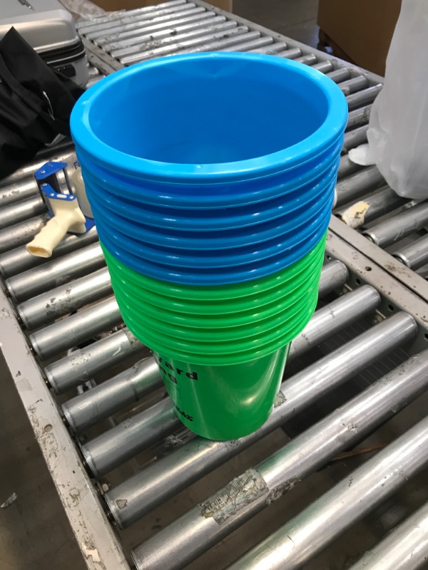 Photo 2 of Rally and Roar Jumbo Premium Beer Pong Set - Includes 12 Durable 9" Tall Cups, 6 Balls, Carry Bag