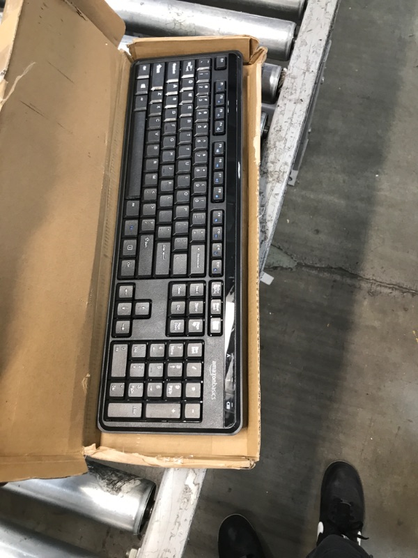 Photo 2 of Amazon Basics Wireless Keyboard-Quiet and Compact-US Layout (QWERTY)