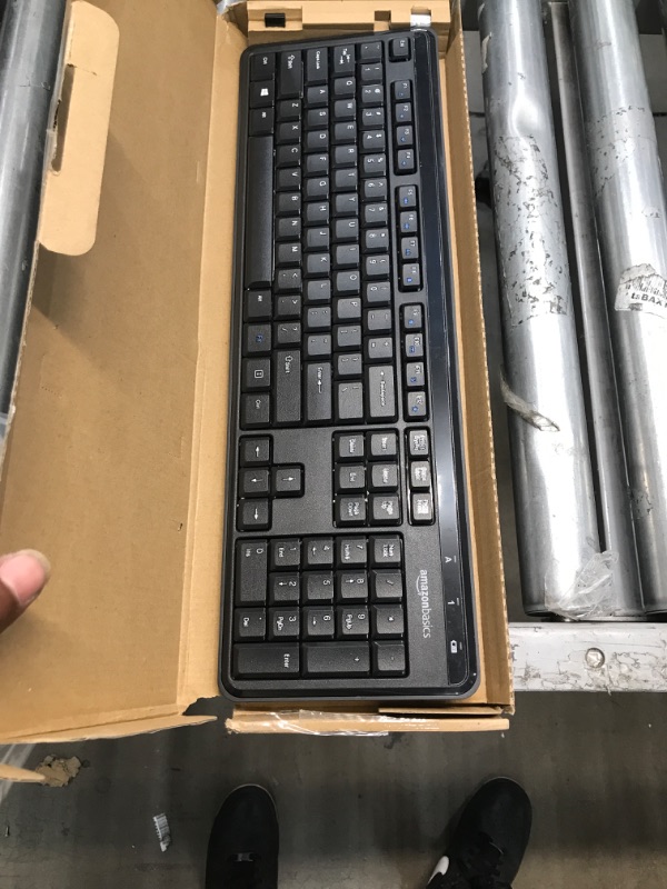 Photo 2 of Amazon Basics Wireless Keyboard-Quiet and Compact-US Layout (QWERTY)