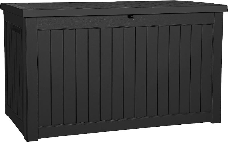 Photo 1 of **PARTS ONLY**
YITAHOME XXL 230 Gallon Large Outdoor Storage Deck Box (Black)
