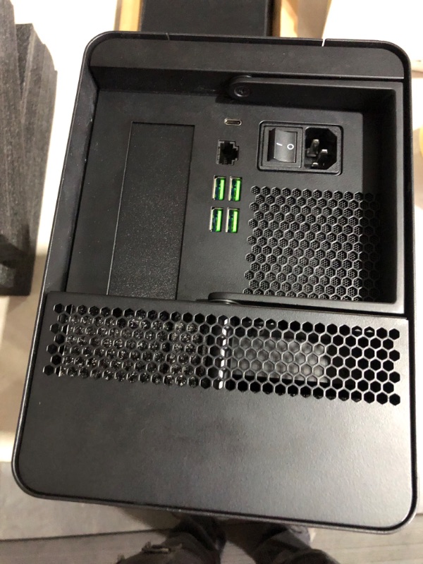 Photo 8 of **MISSING CABLES**
Razer Core X Chroma Aluminum External GPU Enclosure (eGPU): Black
