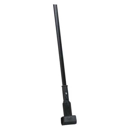 Photo 1 of 10PACK///   Carlisle 3697000 60 Mop Handle - Jaw Style, Vinyl Coated Metal, Black
