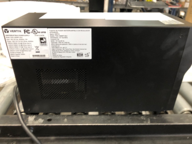 Photo 3 of Liebert PSI5 Lithium-Ion UPS - 1500VA 1350W 120V, Line Interactive AVR Mini Tower Sine Wave UPS, 0.9 Power Factor Uninterruptible Power Supply(Battery Backup) with Surge Protection(PSI5-1500MT120LI)
