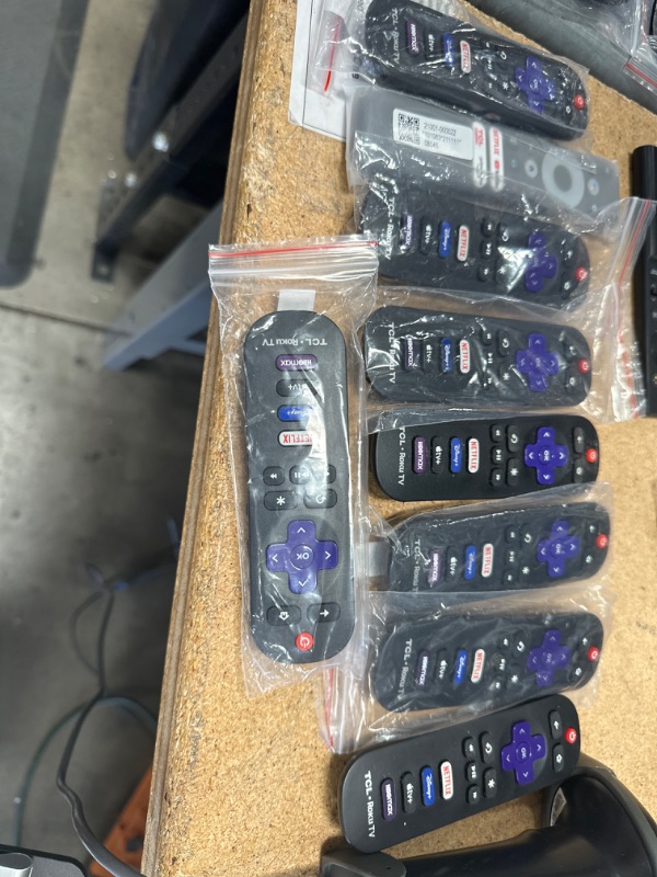 Photo 1 of BUNDLE of TLC Roku TV remotes. 9 Remotes