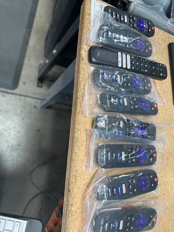 Photo 1 of BUNDLE of TLC Roku TV remotes. 9 Remotes