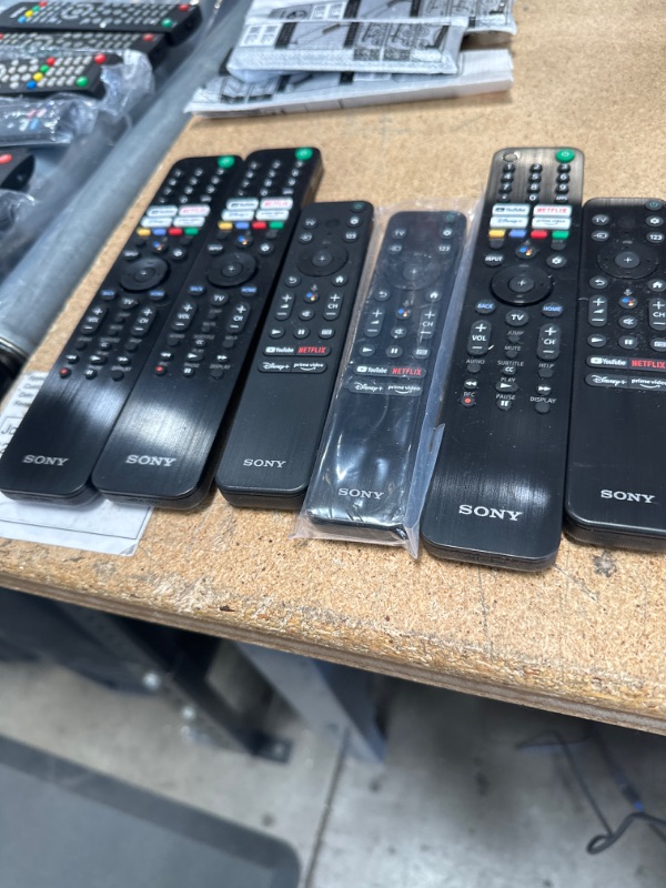 Photo 1 of BUNDLE of Sony TV remotes. 6 Remotes