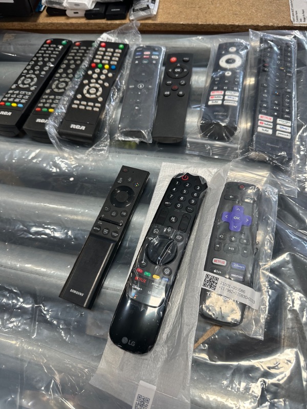 Photo 1 of BUNDLE of assorted TV remotes. 10 Remotes