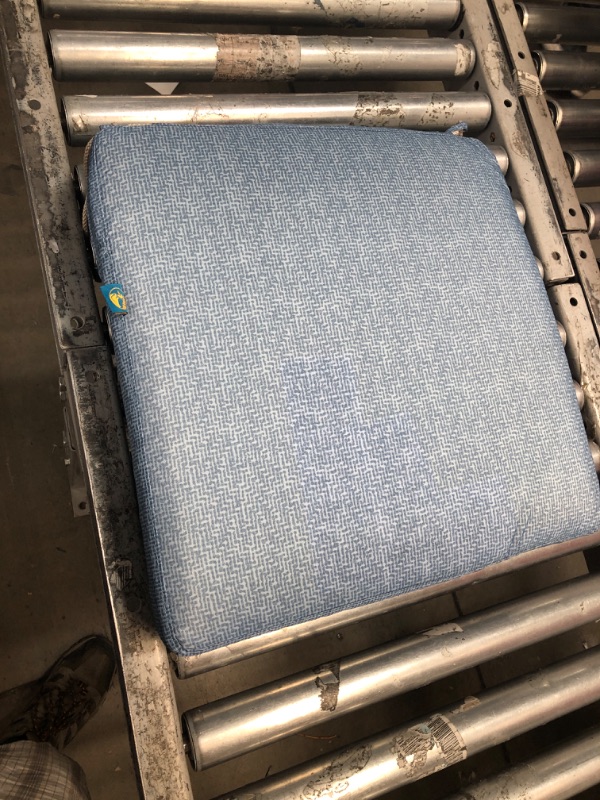 Photo 1 of 17x17 inch outside/inside seat cushion light blue