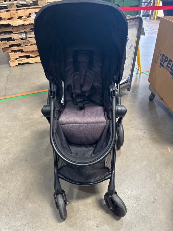 Photo 4 of Chicco Bravo Primo Trio Travel System, Bravo Primo Quick-Fold Stroller with Chicco KeyFit 35 Zip Extended-Use Infant Car Seat, Car Seat and Stroller Combo | Springhill/Black Springhill Bravo Primo