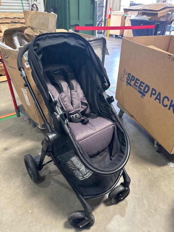 Photo 6 of Chicco Bravo Primo Trio Travel System, Bravo Primo Quick-Fold Stroller with Chicco KeyFit 35 Zip Extended-Use Infant Car Seat, Car Seat and Stroller Combo | Springhill/Black Springhill Bravo Primo