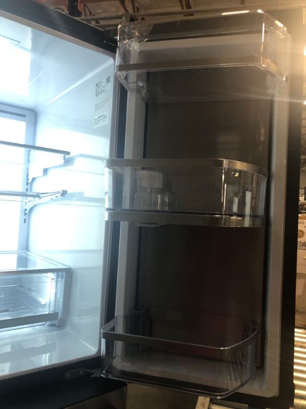 Photo 7 of ***PARTS ONLY***DOEN'T GET COLD, SOLD AS IS, NO REFUNDS, NO RETURNS.
GE Profile 27.9-cu ft 4-Door Smart French Door Refrigerator with Ice Maker and Door within Door (Fingerprint-resistant Stainless Steel) ENERGY STAR