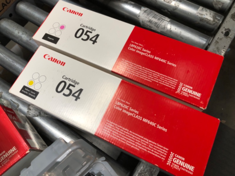 Photo 3 of Canon Cartridge 054 Geunine OEM Toner Cartridges - Full Set (BK,C,M,Y)
