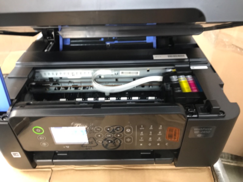 Photo 7 of (SEE NOTES) Epson Workforce WF-2850 Wireless All-in-One Printer with Scan, Copy, Fax
