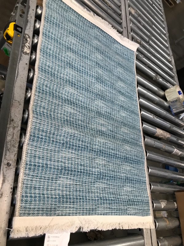 Photo 1 of 3'x2' Blue Area Rug 