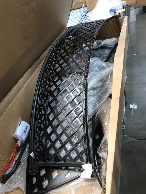 Photo 1 of 5 Foot Wide Garden Bench Metal 