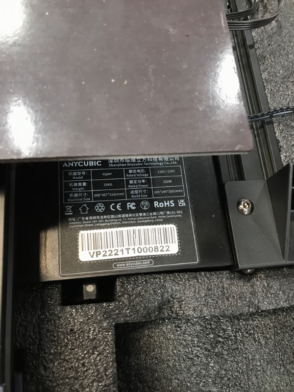 Photo 1 of ***Parts Only***ANYCUBIC Vyper 3D Printer